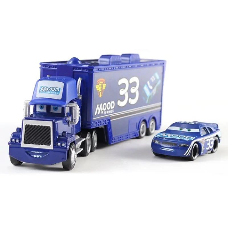 Cars 2 Mack Truck Pixar racing car Lightning McQueen Jackson Storm mini Car