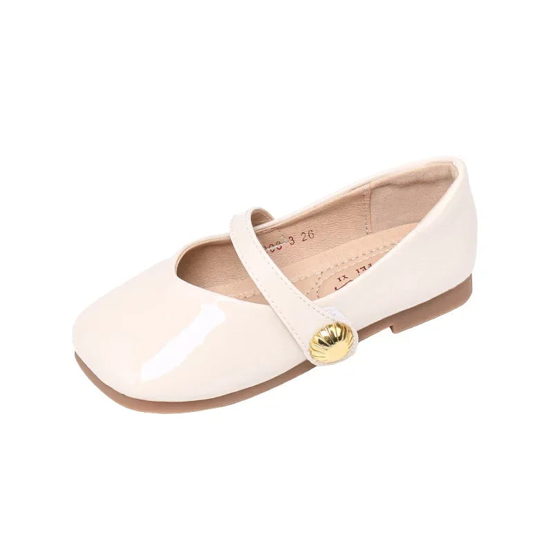 Zapatos Niña Girl Leather Shoe New Red Princess Shoes Summer Flat Sole Single Shoe Mary Jane Shoe Lolita Shoes Girl Kids Shoes