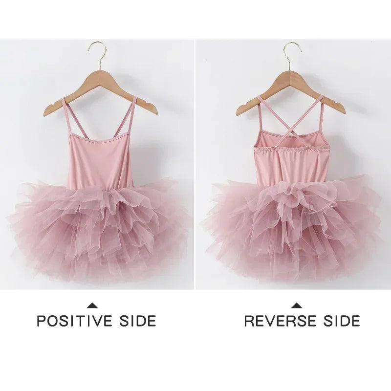 Baby Girl Princess Tutu Dress Long Sleeves Ballet Dress