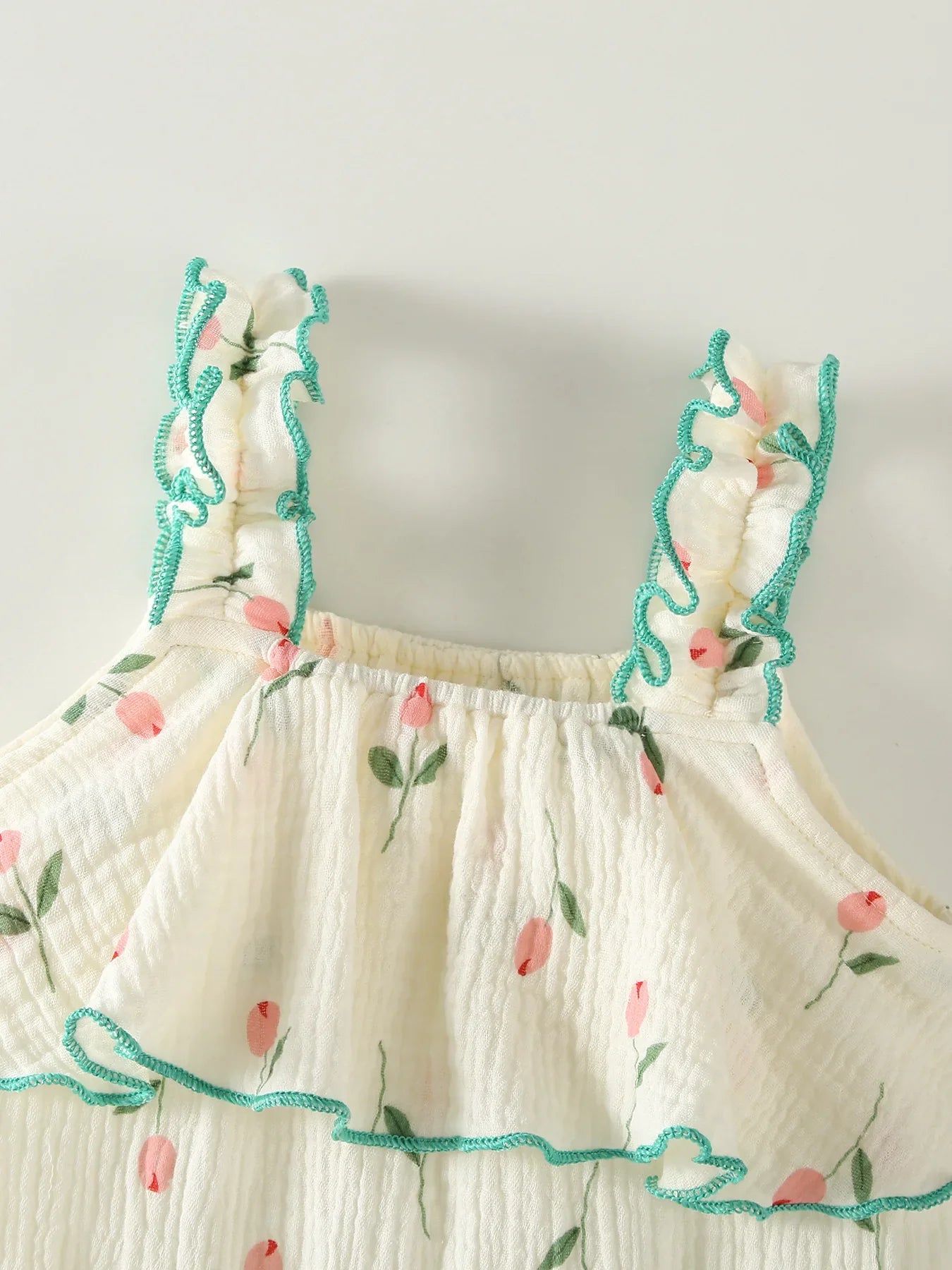 Tulip Cotton Romper Set