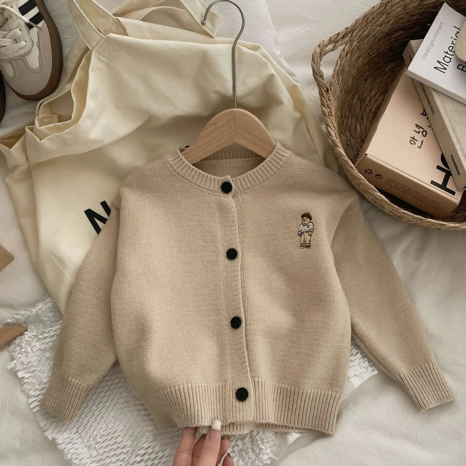 Alonso Bear Toddler Boys Sweater - GuGuTon baby store - Baby Fashion - Toddlers Outfits - Babies Outfits - Toddler Clothes - Kids Clothing - Newborn Clothes - Newborn Wear - Kids Wear - Trending Clothes - Trending Outfits - Fall Fashion - Winter Fashion - Girls Clothes - Boys Clothes - Babies Wear - Kids Accessories - KidsWear - Summer Clothes - Summer Fashion - Summer Trend - Falls Sweaters - Tops - Bottom - Jeans - Blouse - Dresses - Newborn Dresses - Toys