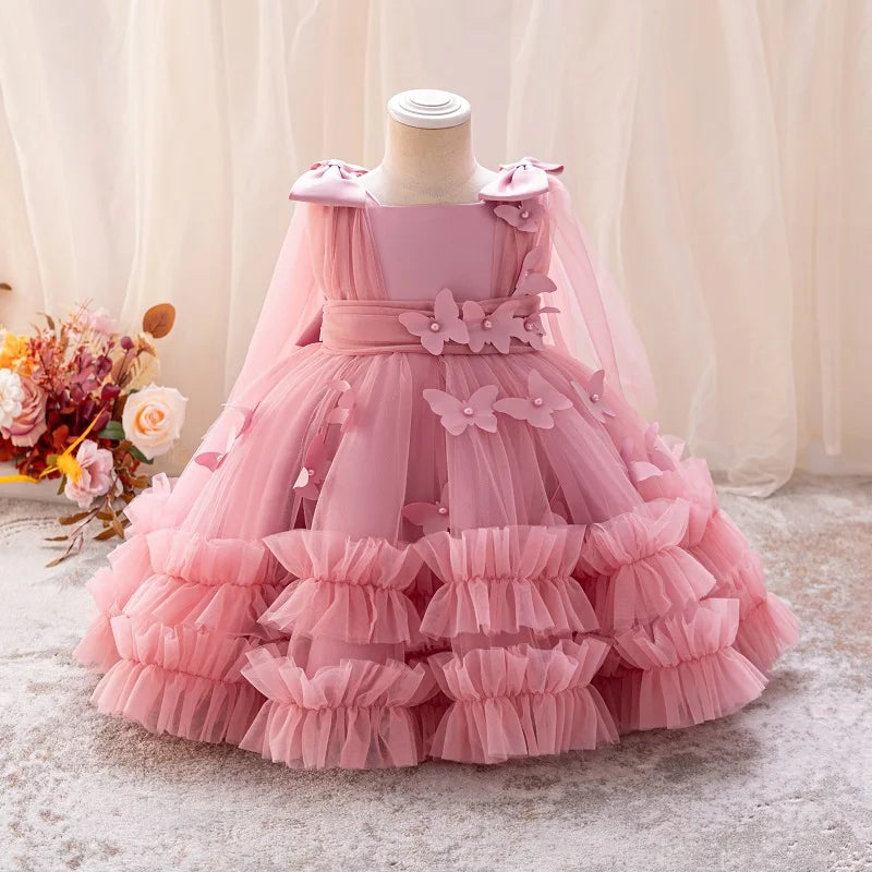 Zaray Girls  princess dress 1-5 Y baby Girls wedding sleeveless