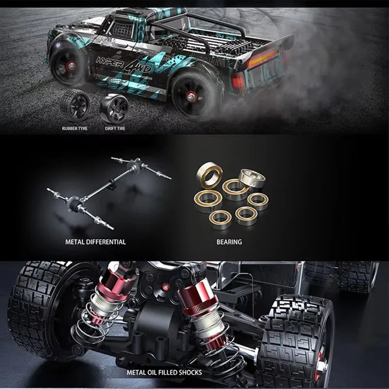 MJX Hyper Go 14304 14302 14303 1/14 4WD RC Car 65km/h Brushless 2.4G Remote Control Car Off-road High Speed RC Cars Truck Toy