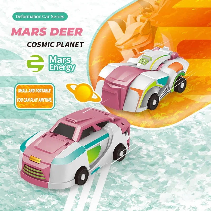 Mars Deer Collision Deformation Car Series 2 in 1 Cars Toys