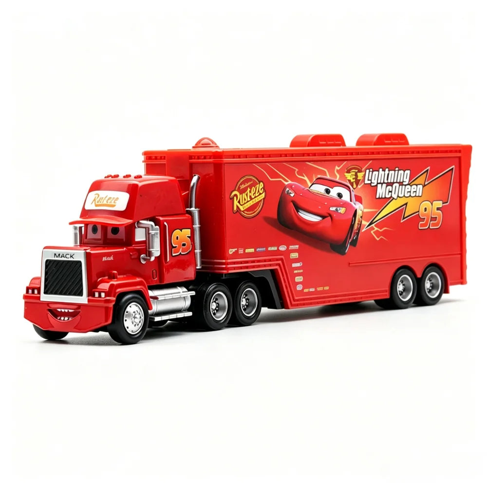 2025 New Disney Pixar Cars And Truck Set Lightning Mcqueen Uncle Mike Model Trucks Racing Car New Year Christmas Gift for Boys
