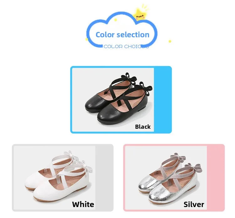 2026 New Girl Shoe Girl Christmas Shoes Party Performance Ballet Flats Slip on Boat Shoes Girl Dress Ballerina Princess Shoes
