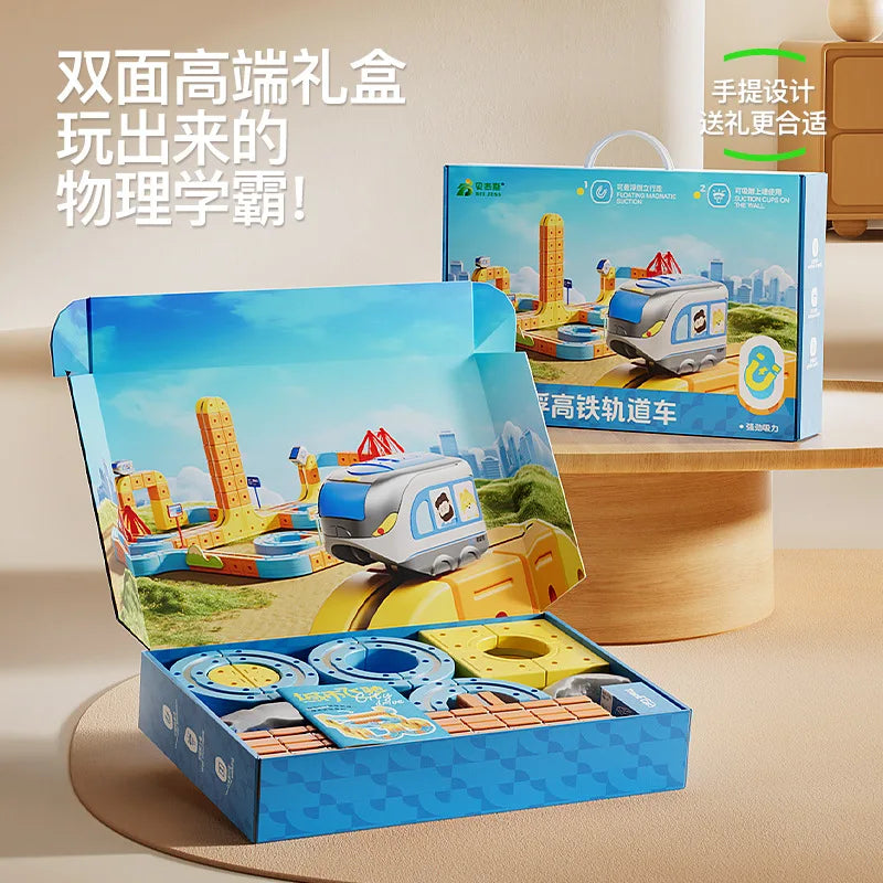 Hot Selling Magnetic Car Stem Racing Car Railtrack Set Montessori Motorized Train