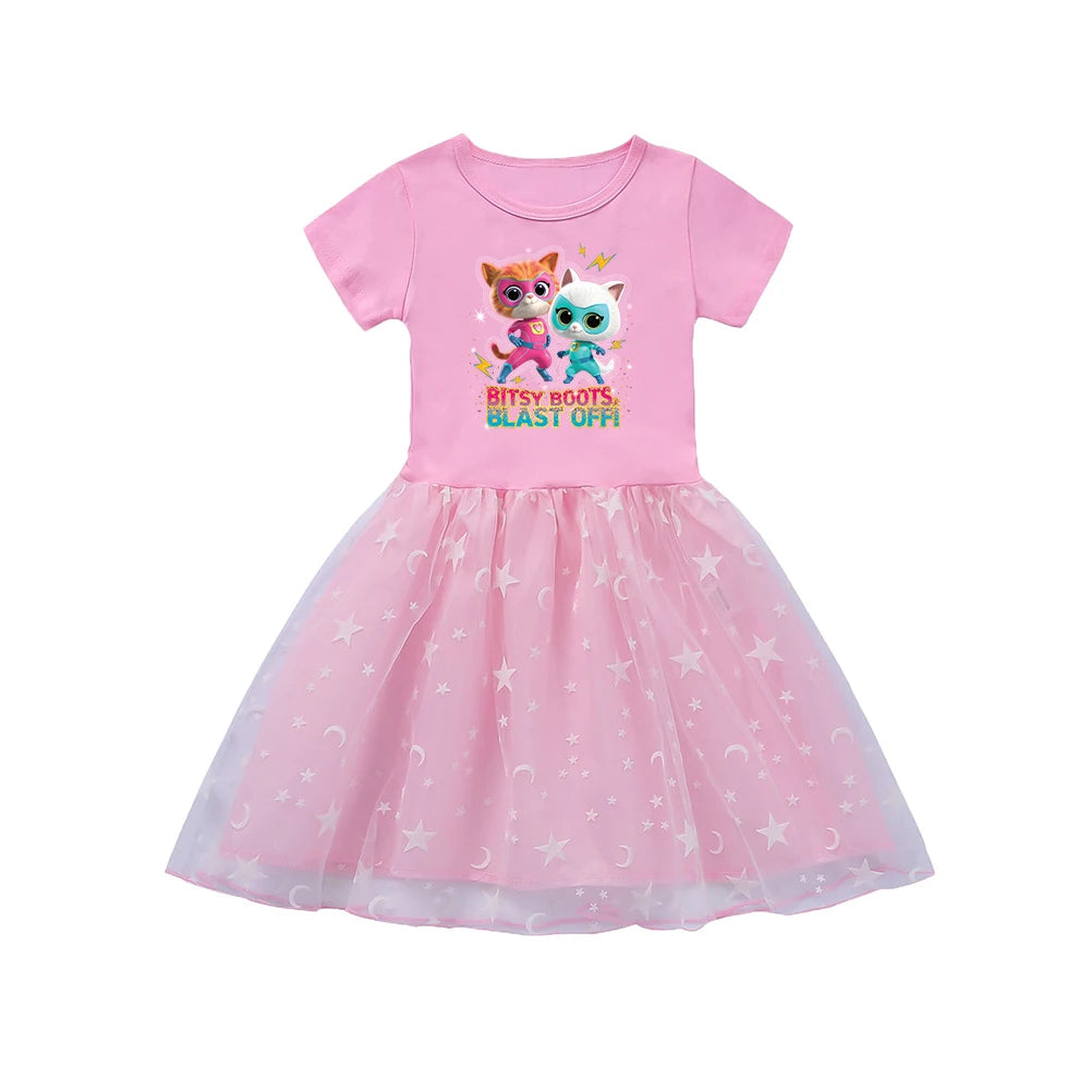 Girls Dresses for Baby Girl Cute Clothing Baby Autumn Clothes Children's Dress SuperKitties Princess Dress Infant Girly Birthday