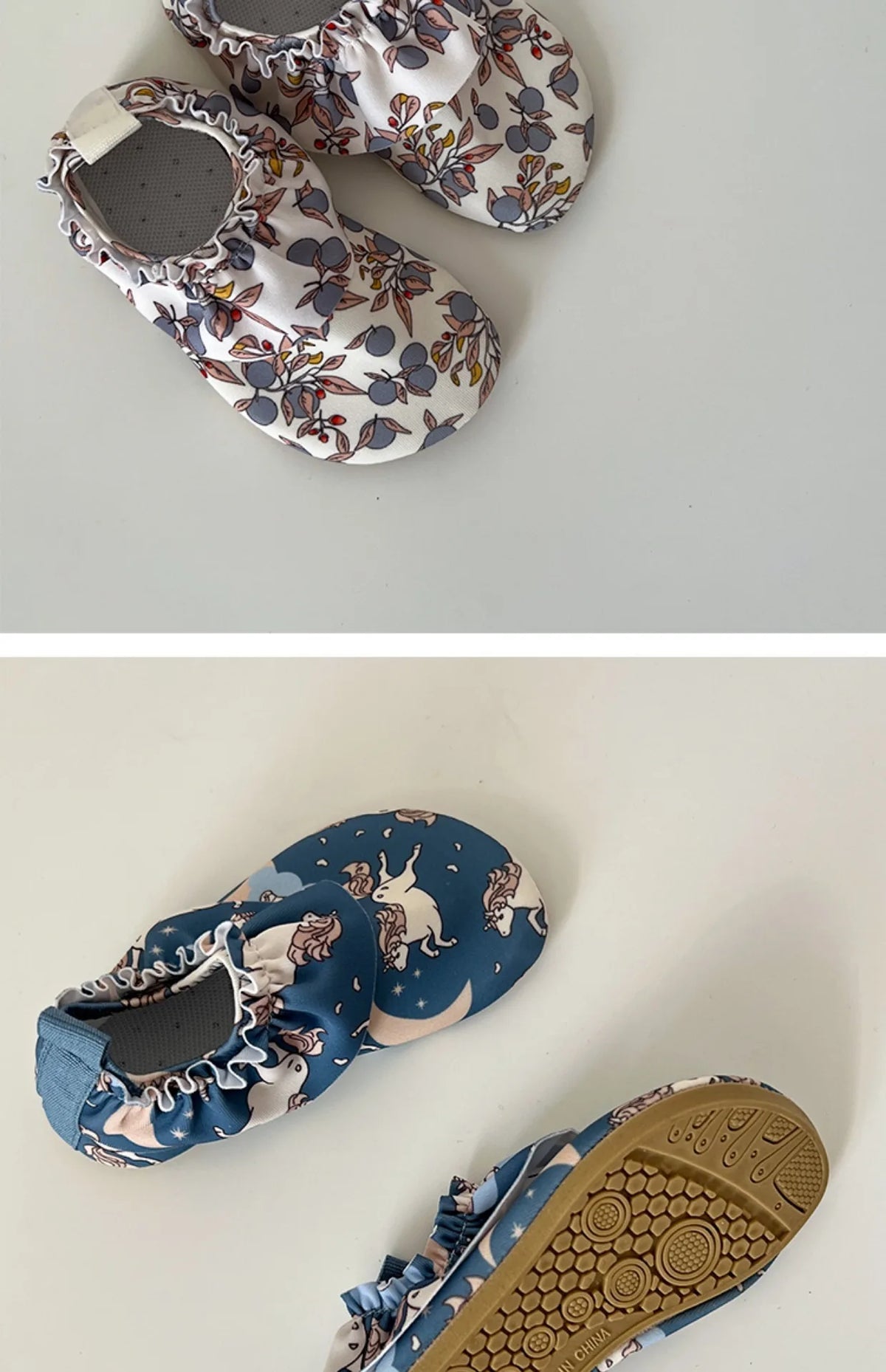 New Baby Boy Girl Beach Shoes KS Children Print Water Sports Sneakers Swimming Aqua Barefoot Shoes Kids Indoor Outdoor Slippers