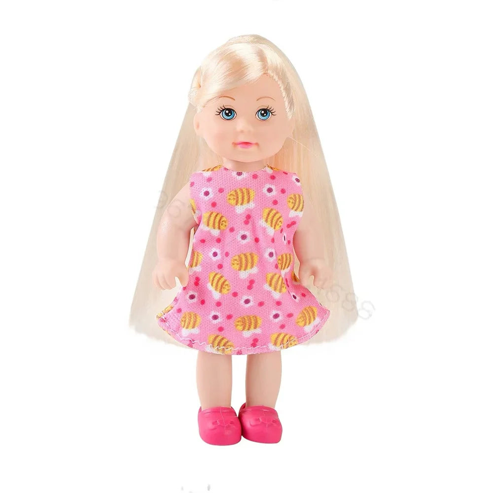 Multi style set with optional mini baby palm dolls, girl player toys, gifts