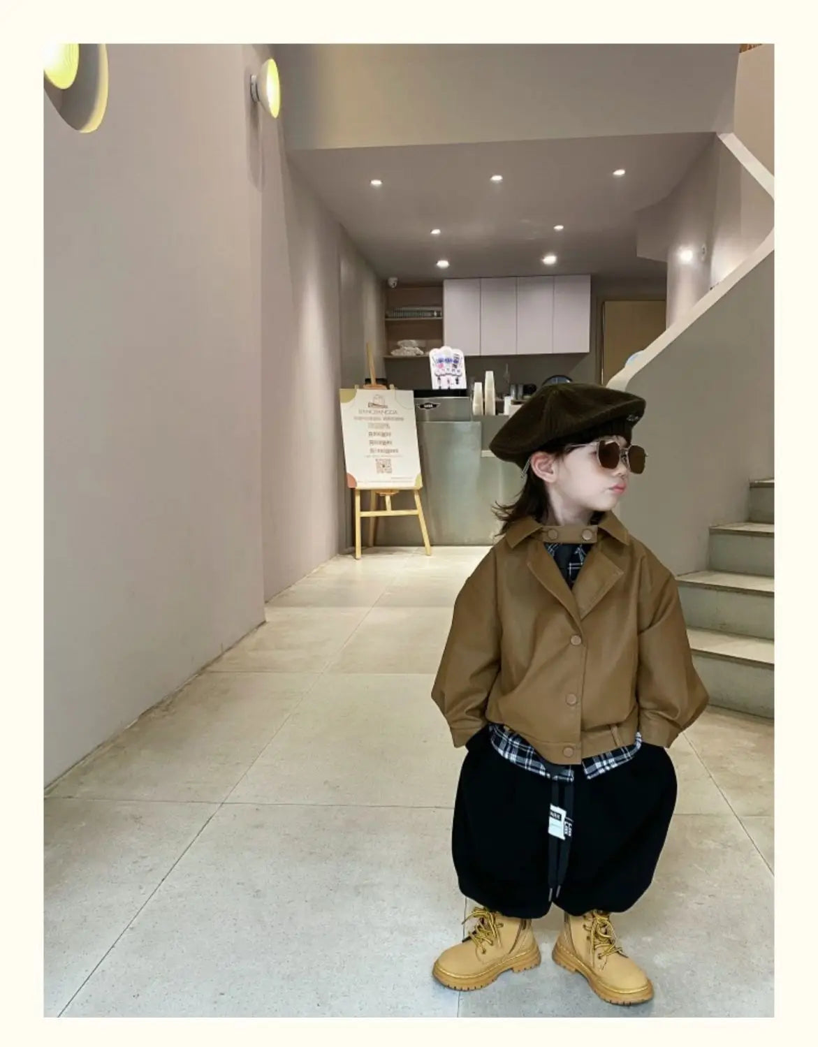 Zoila Girls Spring Jacket Autumn Korean Style Versatile