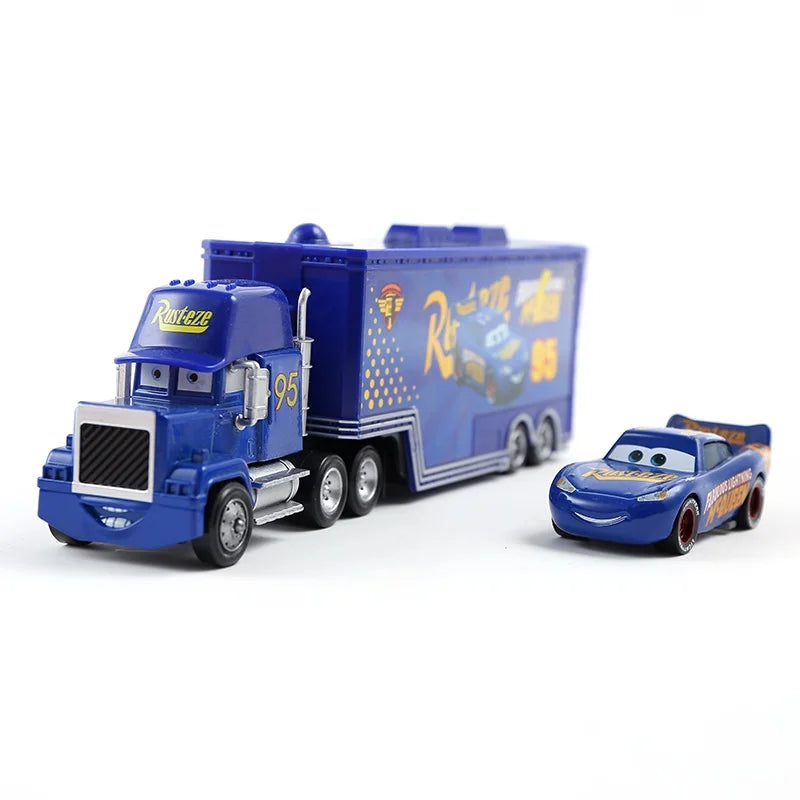 Cars 2 Mack Truck Pixar racing car Lightning McQueen Jackson Storm mini Car