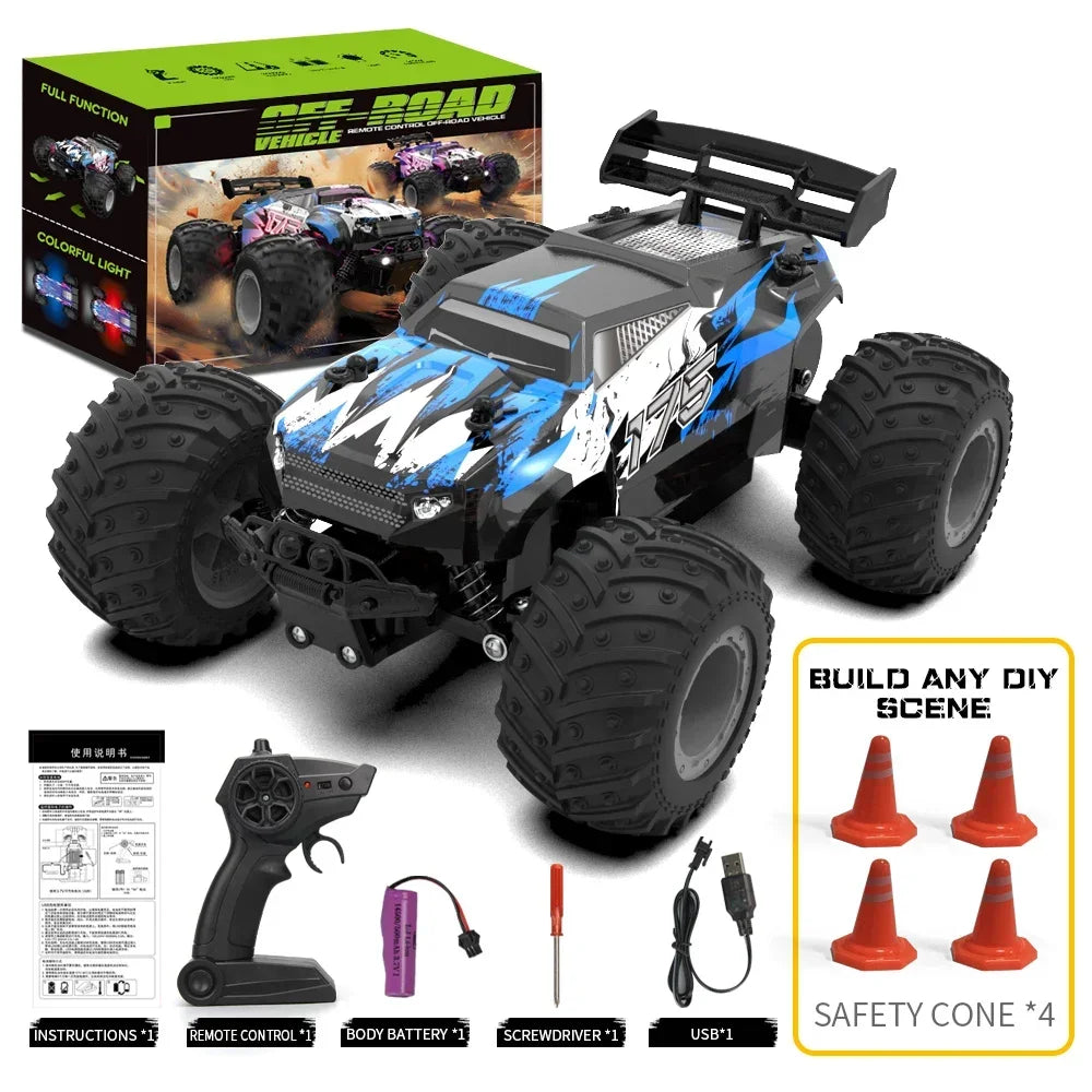 JJRC 1/18 2.4G RC Drift Racing Car High Speed Off Road Vehicle All Terrain Remote Control Climbing Car Toys for Boys Kids Gifts