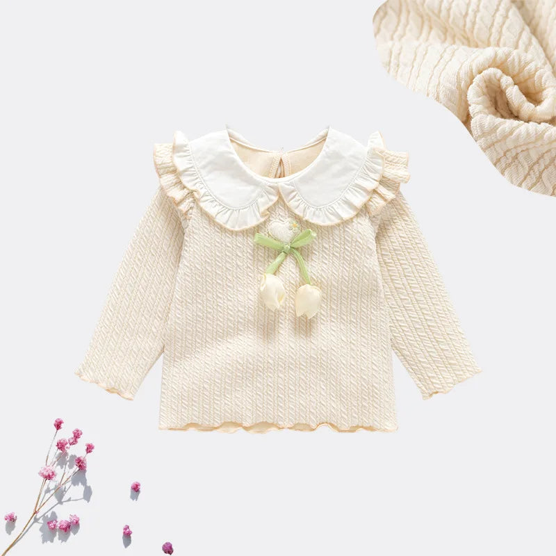 Yuridia Knit Long Sleeve Sweet Princess Top