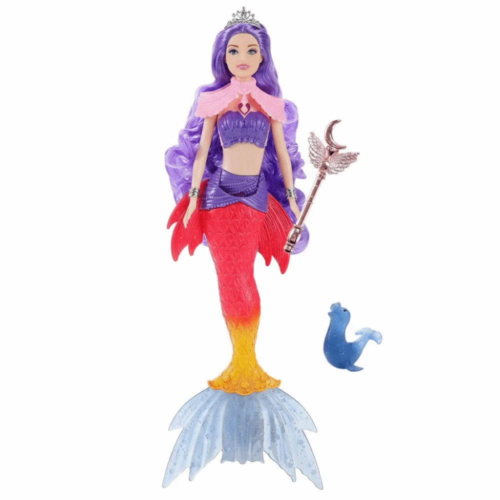 Cute Soft Light Light Music Mermaid 32cm Gentle Music Playhouse Toy Cartoon Children Gift Children Play