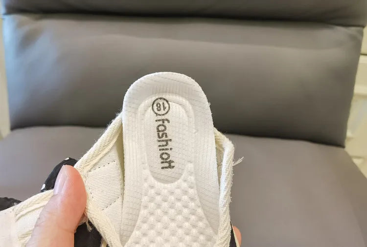 2026 Kids Shoes Baby Girl Walking Shoes with Breathable and Non Slip Mesh Bow Princess Shoes with Non Slip Soft Soles
