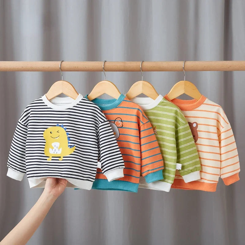 Ajaz Round Neck Kid Clothes Bottoming Sweater - GuGuTon baby store - Baby Fashion - Toddlers Outfits - Babies Outfits - Toddler Clothes - Kids Clothing - Newborn Clothes - Newborn Wear - Kids Wear - Trending Clothes - Trending Outfits - Fall Fashion - Winter Fashion - Girls Clothes - Boys Clothes - Babies Wear - Kids Accessories - KidsWear - Summer Clothes - Summer Fashion - Summer Trend - Falls Sweaters - Tops - Bottom - Jeans - Blouse - Dresses - Newborn Dresses - Toys