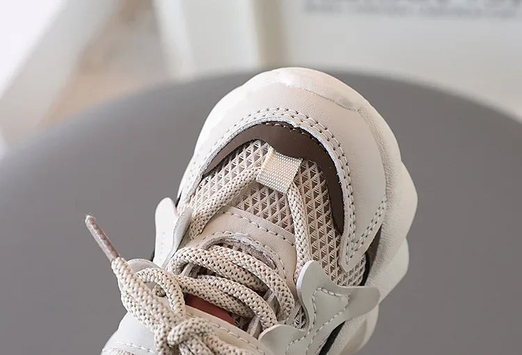 2024 Children's Sneakers Boy Spring Autumn Kids School Basketball Shoes Fashion Girls Causal Walking Shoes Breathable Non-slip