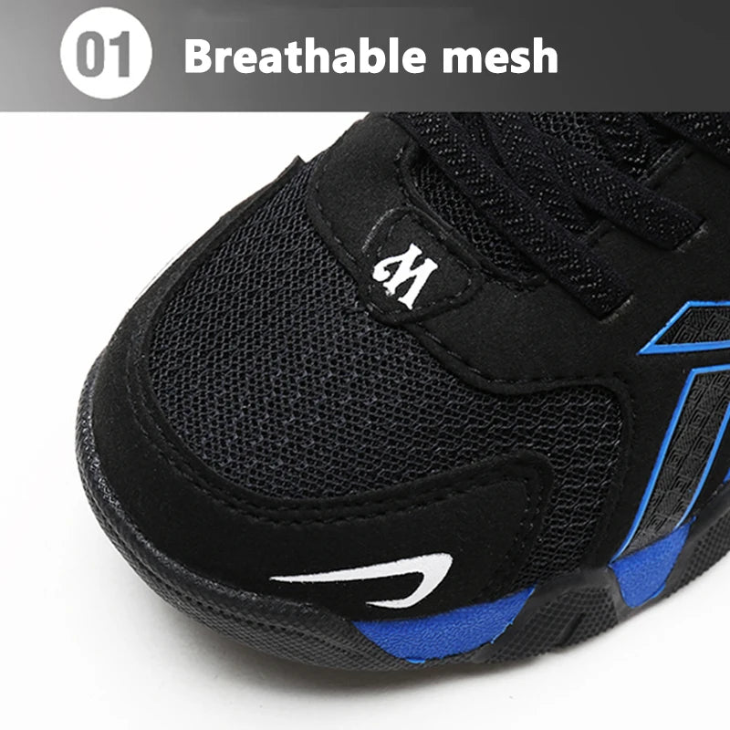 Kids Fashion Sneakers for Boys Mesh Breathable Sports Running Shoes