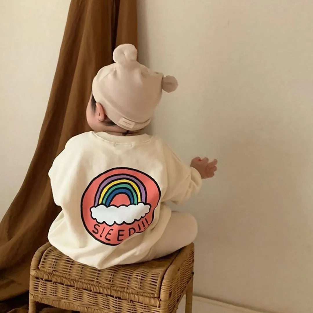 Francis Printed Cartoon Long Sleeve Sweater