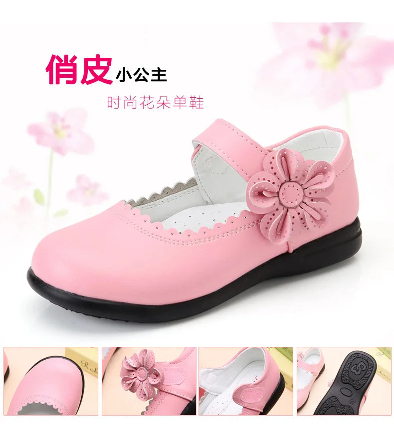 Girl Fashion Party Shoe 2026 Spring New Korean Edition Child Princess ShoeGirl