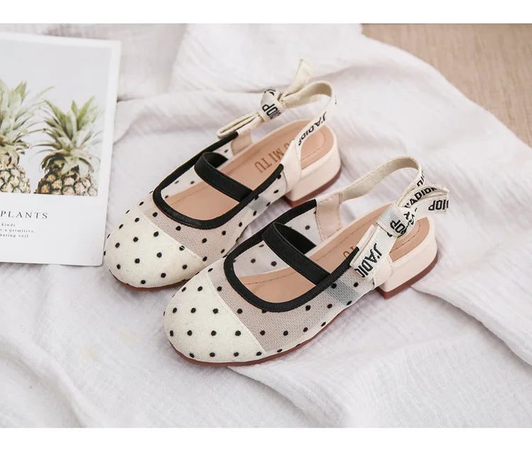 Kids Girls Leather Shoes Cute Children Students Girls Performance Shoes Beautiful Kids Students Soft Bottom Dance Footwear