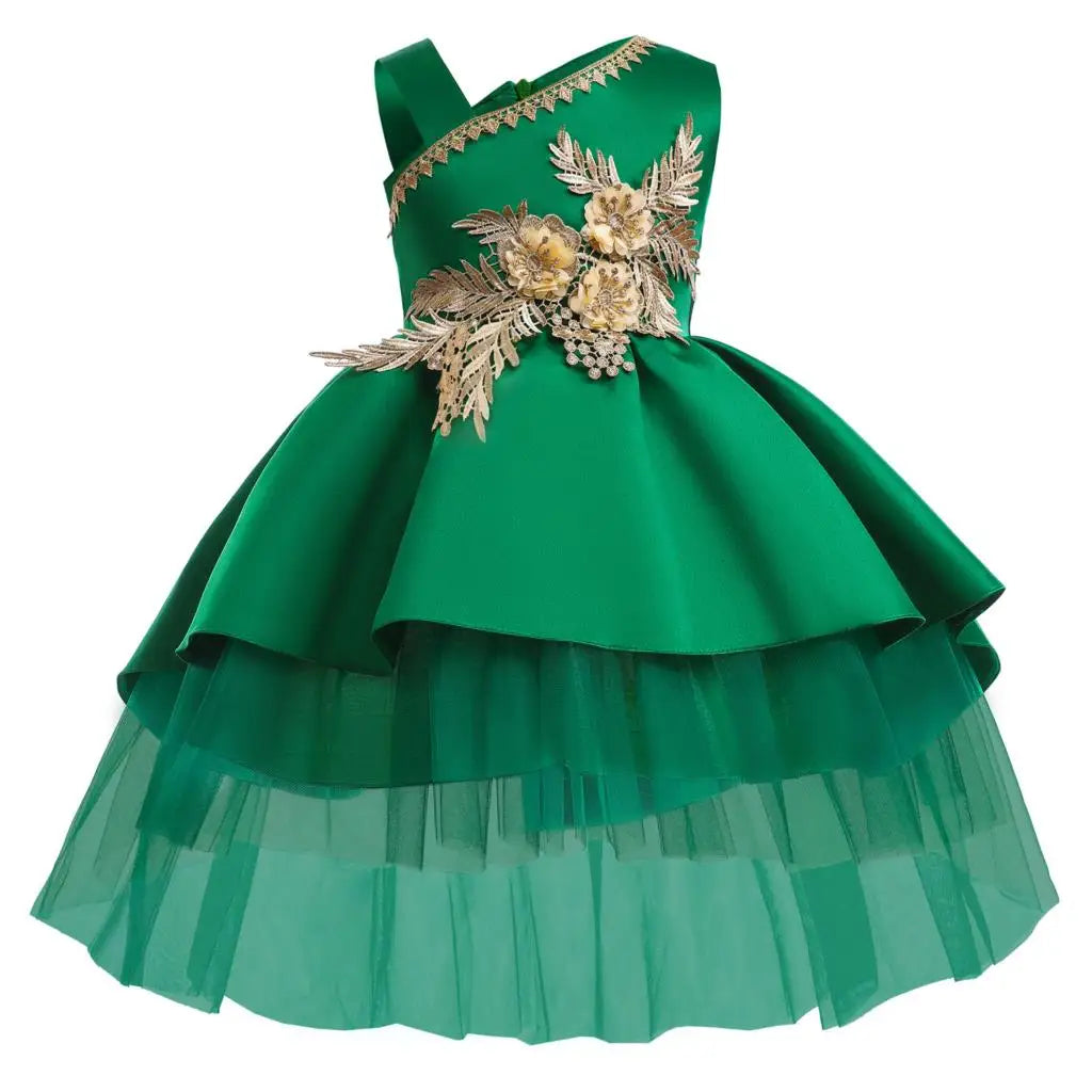 Baby Girl Birthday Dress for Girl 2-10 Year Birthday Dress 2023 New Fashion Cute Princess Baby Dress