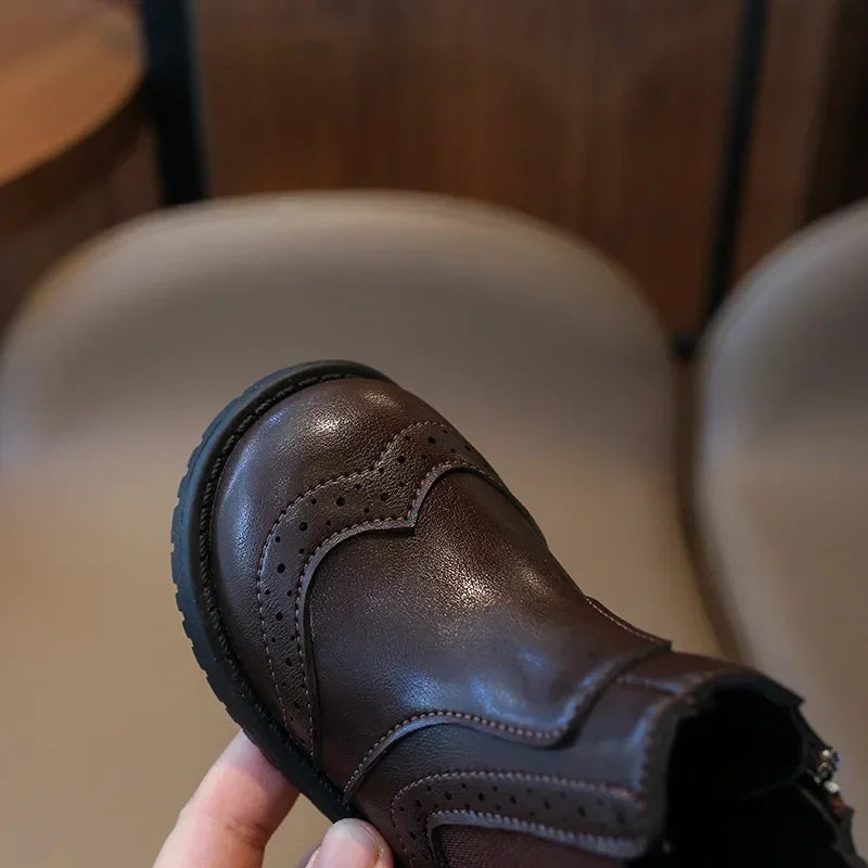 Versatile Baby Girl Boot Must-have Outdoor Lounging for Spring Autumn Clssic Princess Chelsea Short Boots Shoes