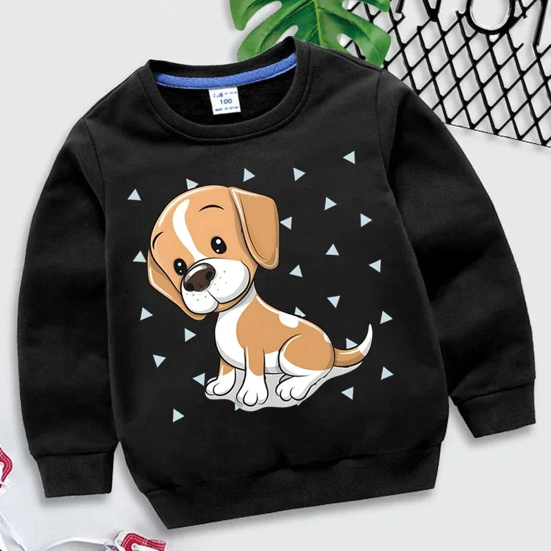 Gerson Animal Pullover Long Sleeve Sweatshirt