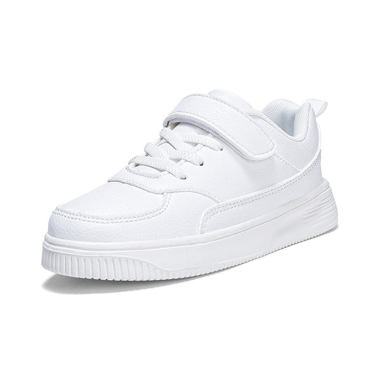 White Boys Sneakers Flats Children Casual Shoes Black Kid - GuGuTon