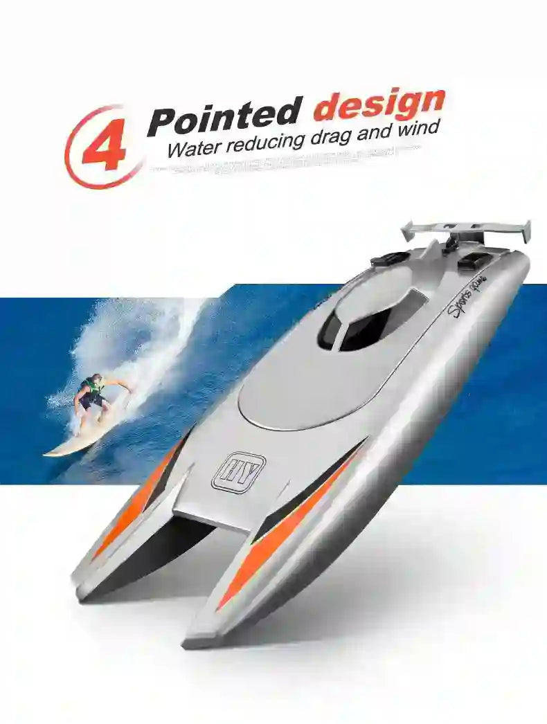 30KM/H RC Boat - Dual Motor Waterproof with Remote Control