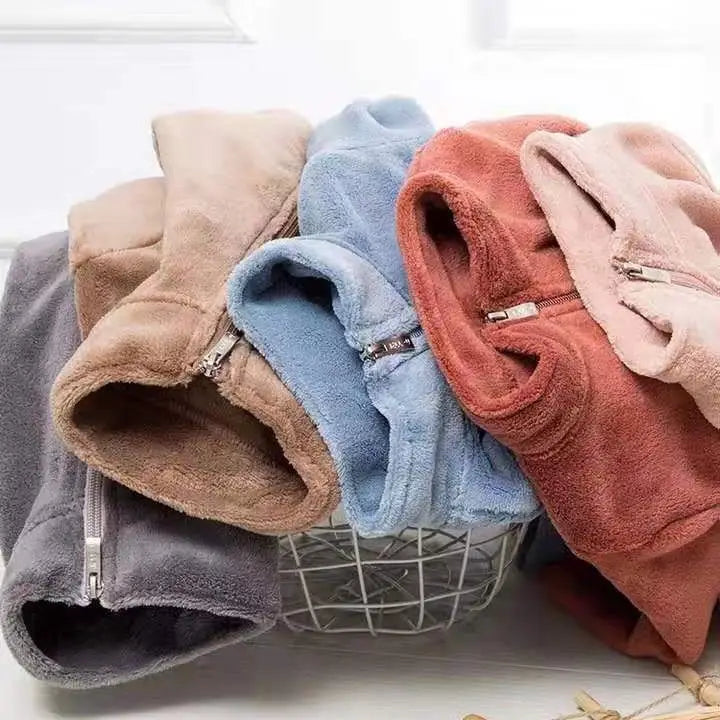 Elizabet Autumn Winter Girls Casual Long Sleeve Fleece Jacket - GuGuTon baby store - Baby Fashion - Toddlers Outfits - Babies Outfits - Toddler Clothes - Kids Clothing - Newborn Clothes - Newborn Wear - Kids Wear - Trending Clothes - Trending Outfits - Fall Fashion - Winter Fashion - Girls Clothes - Boys Clothes - Babies Wear - Kids Accessories - KidsWear - Summer Clothes - Summer Fashion - Summer Trend - Falls Sweaters - Tops - Bottom - Jeans - Blouse - Dresses - Newborn Dresses - Toys