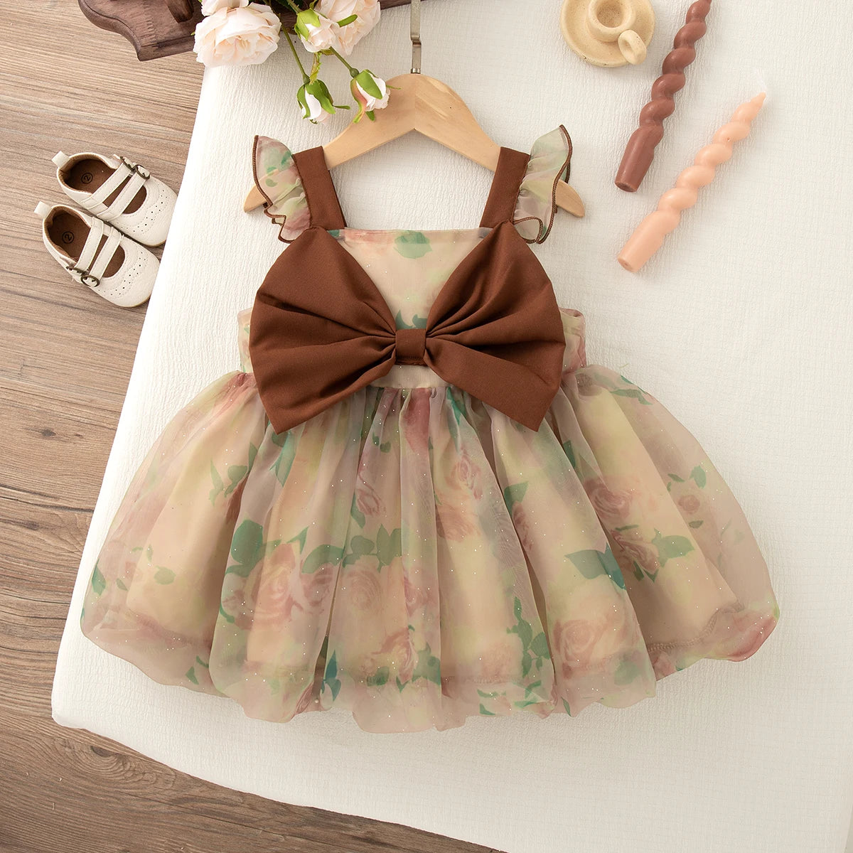 9 Months -4 Years Old Princess Style Baby Girl Dress
