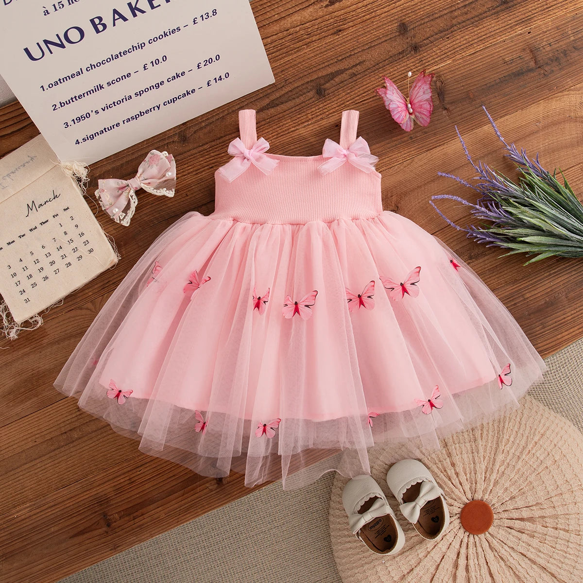 Summer New Baby Clothes Girl Floral Patterns And Bows Halter Puffy Girl Dress