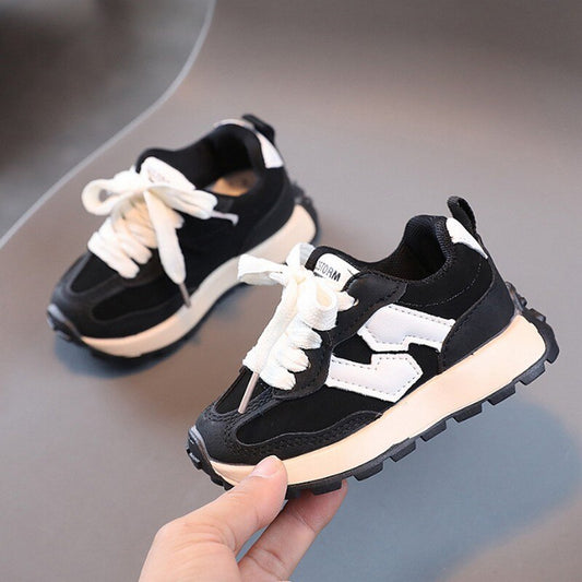 Winter New Boys Plush Sneakers For Kids Casual Sports Shoes Baby - GuGuTon