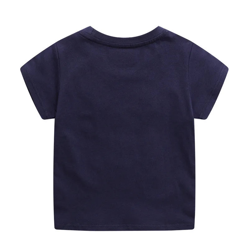 Gojo Dinosaurs Embroidery Toddler Tees - GuGuTon baby store - Baby Fashion - Toddlers Outfits - Babies Outfits - Toddler Clothes - Kids Clothing - Newborn Clothes - Newborn Wear - Kids Wear - Trending Clothes - Trending Outfits - Fall Fashion - Winter Fashion - Girls Clothes - Boys Clothes - Babies Wear - Kids Accessories - KidsWear - Summer Clothes - Summer Fashion - Summer Trend - Falls Sweaters - Tops - Bottom - Jeans - Blouse - Dresses - Newborn Dresses - Toys