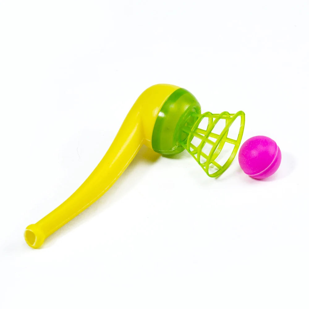 3pcs Plastic Pipe Blowing Ball Toys Outdoor Games Balance Training Toys Learning Toys