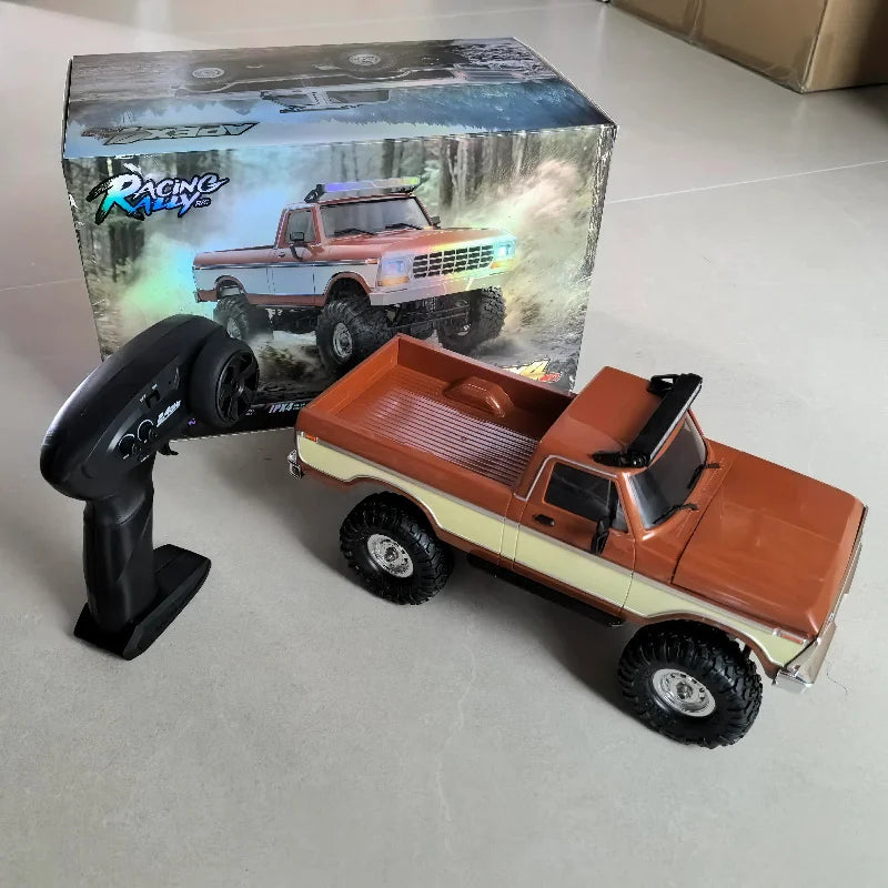 1:16 RC Car R1611 RC 4x4 Off-Road Vehicle - Full Function RC Crawler Alloy Drive Shaft  Realistic LED Headlights or Roof Light