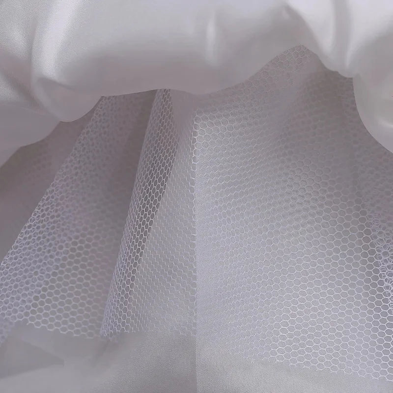 Baby Girl Clothes Wedding Dress for Baptismal Ceremony White Dress