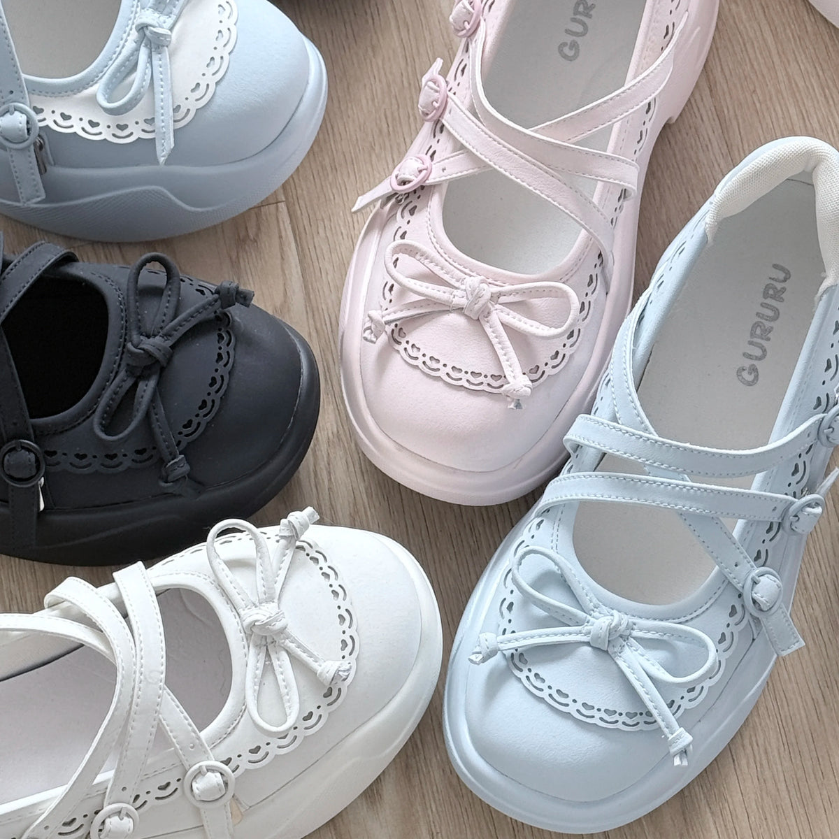 Summer Leilei Gururu Original Sweet Girl Thick Soled Shoes Sports Shoes