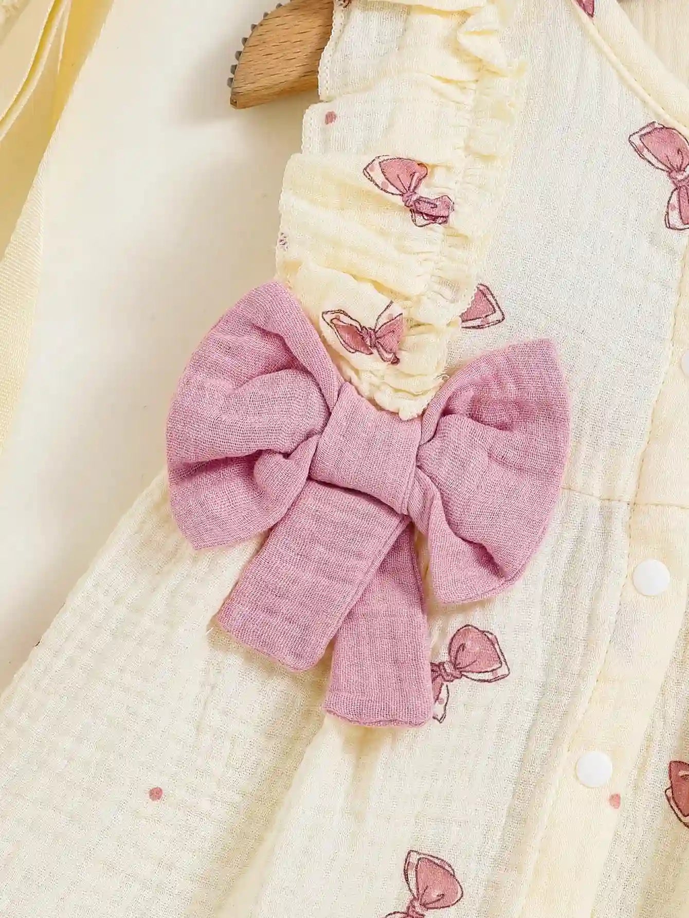 Elara Cotton Newborn Baby Girl Dresses 0-9 Months - Infant  bow +Hat  Set