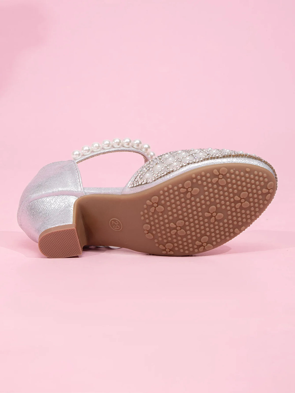High Heels Flower Girl Shoes for Wedding First Communion White Shoes