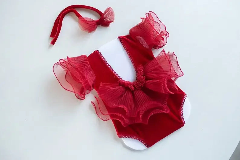 Newborn Photography Props Outfit Baby Girl Dress  Romper Baby Fotografia Accessories