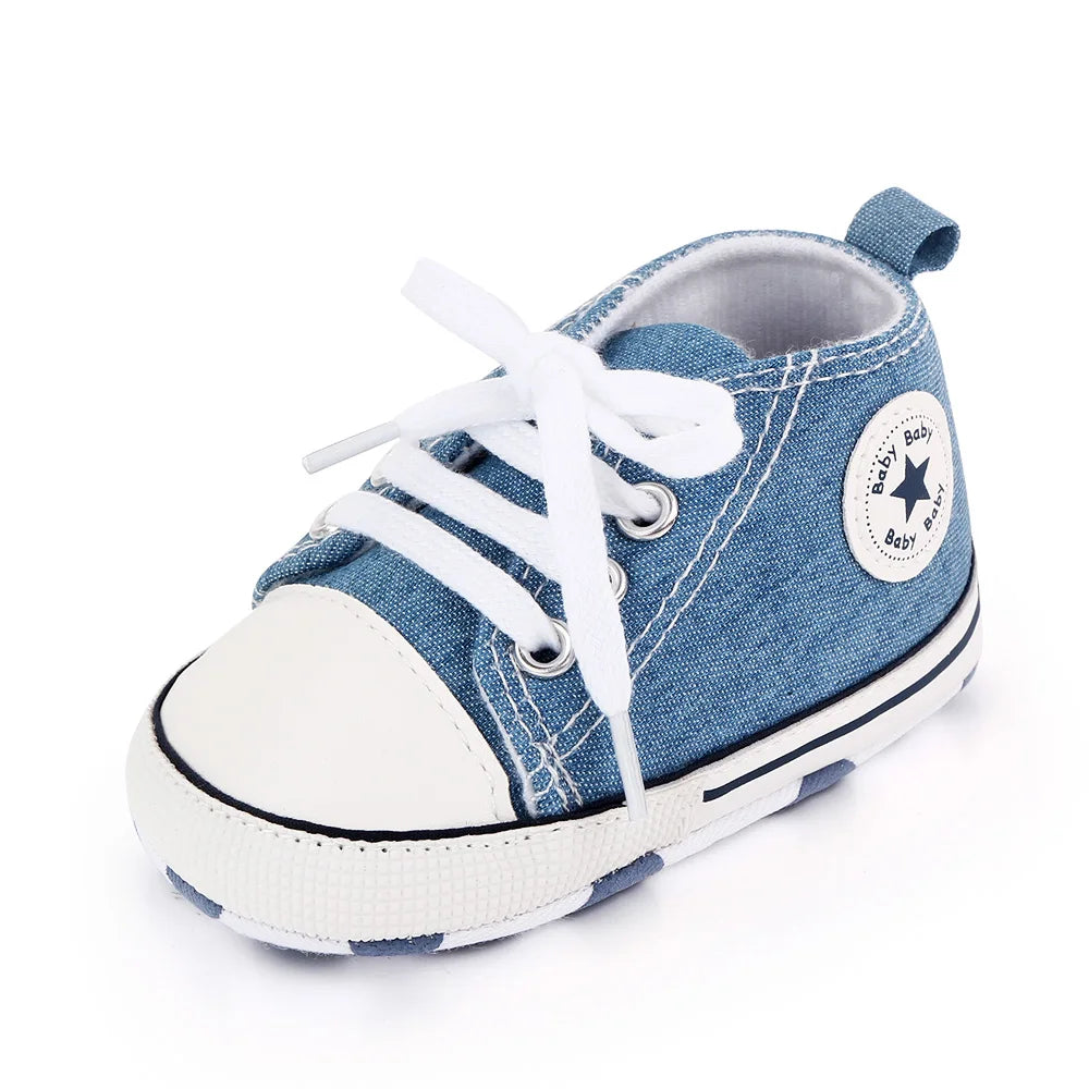 Spring New Baby Shoes Boy and Girl Classic Canvas Casual Sneakers