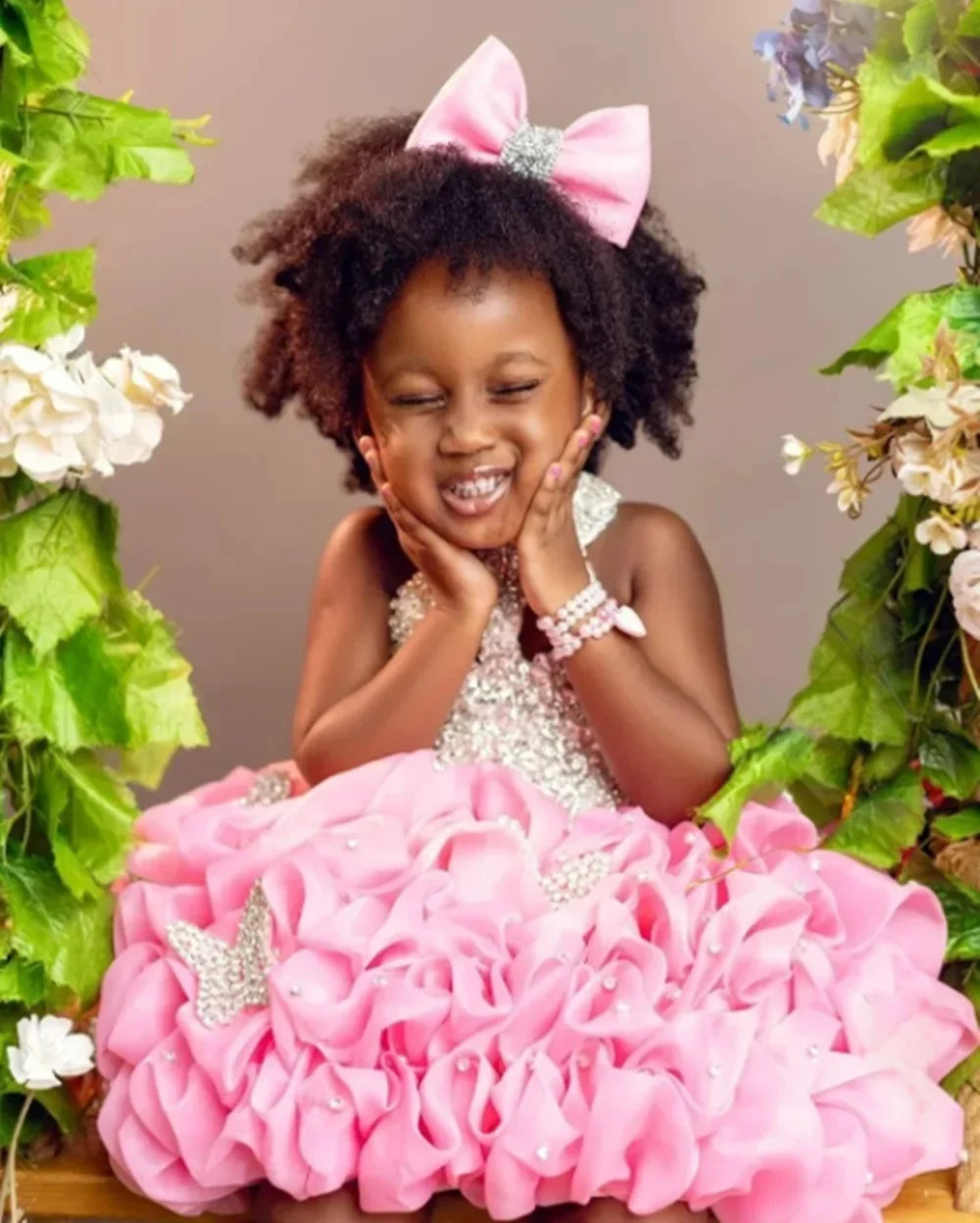 Custom Flower Girl Dress Wedding Gown Birthday Party Pageant Dress