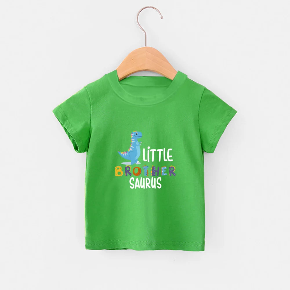 Saul Big Brother Little Brother Dinosaur Tees - GuGuTon baby store - Baby Fashion - Toddlers Outfits - Babies Outfits - Toddler Clothes - Kids Clothing - Newborn Clothes - Newborn Wear - Kids Wear - Trending Clothes - Trending Outfits - Fall Fashion - Winter Fashion - Girls Clothes - Boys Clothes - Babies Wear - Kids Accessories - KidsWear - Summer Clothes - Summer Fashion - Summer Trend - Falls Sweaters - Tops - Bottom - Jeans - Blouse - Dresses - Newborn Dresses - Toys