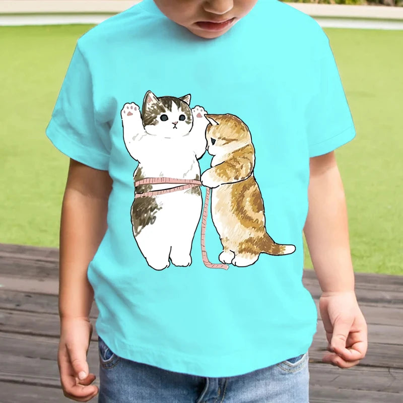 Irene Fashion Streetwear Cartoon Animal Kitten Clothing - GuGuTon baby store - Baby Fashion - Toddlers Outfits - Babies Outfits - Toddler Clothes - Kids Clothing - Newborn Clothes - Newborn Wear - Kids Wear - Trending Clothes - Trending Outfits - Fall Fashion - Winter Fashion - Girls Clothes - Boys Clothes - Babies Wear - Kids Accessories - KidsWear - Summer Clothes - Summer Fashion - Summer Trend - Falls Sweaters - Tops - Bottom - Jeans - Blouse - Dresses - Newborn Dresses - Toys