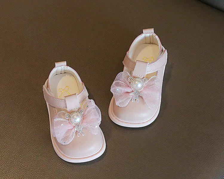 Baby Girls Shoes PU Toddler Princess Dress Shoes