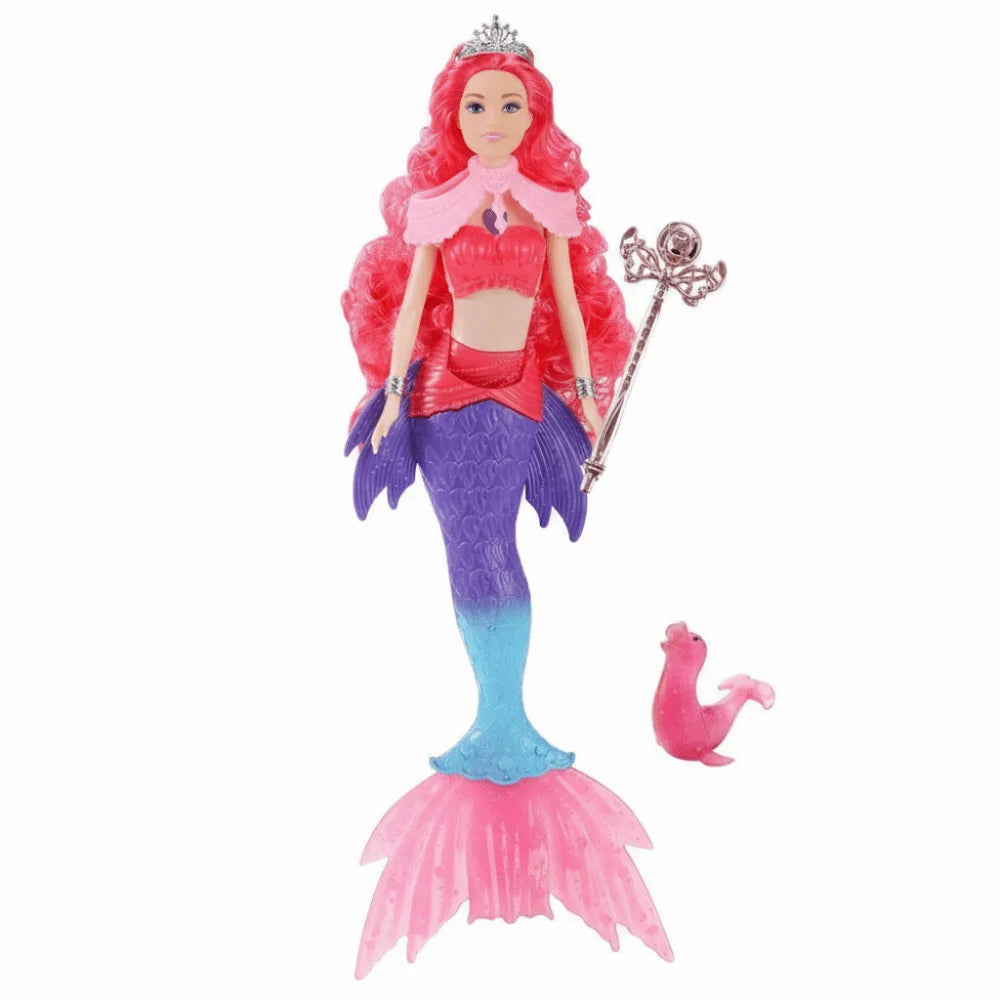 Cute Soft Light Light Music Mermaid 32cm Gentle Music Playhouse Toy Cartoon Children Gift Children Play