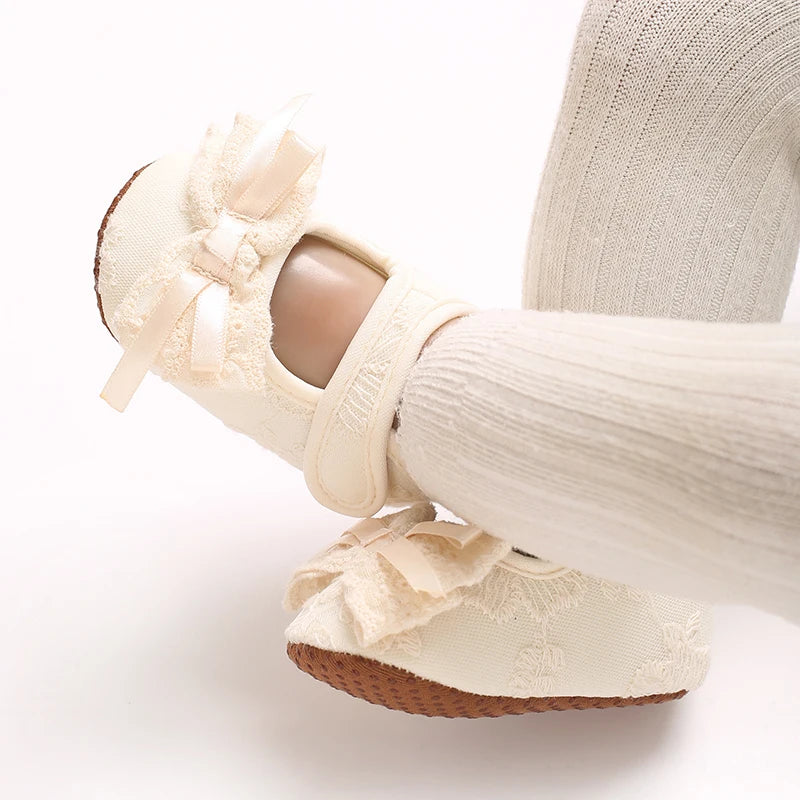 0-18 Months Newborn Baby Girl Walking Shoes Princess Shoes Little Baby Soft Bottom Anti Drop Girls Toddler Shoes